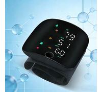 Shein 1 pieza Nuevo monitor de presión arterial de muñeca, monitor de presión arterial médico digital con voz, dispositivo de medición automática de frecuen