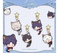 Shein 1 pieza - Nuevo producto 2025 Llavero giratorio de Venus con diseño de amor y espacio profundo, artesanía de doble cara HD de anime en acrílico que se