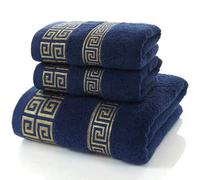 Shein 1 pieza o 1 set Toalla clásica de unicolor y juego de toallas de baño de lujo (de peso ligero), toallas para parejas adultas para uso doméstico, toall