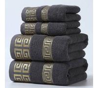 Shein 1 pieza o 1 set Toalla clásica de unicolor y juego de toallas de baño de lujo (ligero), toallas para parejas adultas para uso doméstico, toalla de pel