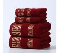 Shein 1 pieza o 1 set Toalla clásica de unicolor y juego de toallas de baño de lujo (ligero), toallas para parejas adultas, absorbentes y sin pelusa para us