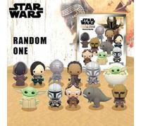 Shein 1 pieza o 3 piezas Bolsa sorpresa con 1 personaje de la colección oficial con licencia de Disney Star Wars Din Djarin Grogu Rana Bo-Katan Kryze Llaver