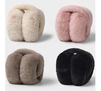 Shein 1 pieza Orejeras plegables y esponjosas, lindas y de moda, aptas para uso en invierno