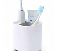 Shein 1 pieza Organizador de cepillo de dientes fácil de almacenar para el baño, soporte organizador de cepillo de dientes, tubo de pasta de dientes, con dr