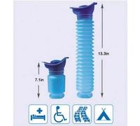 Shein 1 pieza Orinal portátil y plegable de 750ml para viajes al aire libre y camping - Inodoro móvil personal, botella de orina fácil de usar