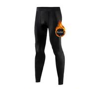 Shein 1 pieza Pantalón térmico térmico para hombre, adecuado para fitness, ejercicio, deportes de carrera