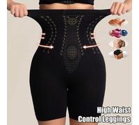 Shein 1 pieza Pantis de control de cintura alta, moldeador corporal, pantalones cortos entrenadores de cintura, funda deslizante para adelgazar, levantador