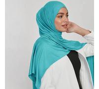 Shein 1 pieza Pañuelo de cabeza nuevo grande y sólido, estilo casual turbante, suave hijab, chal, diadema para mujer, abaya, velo para mujer