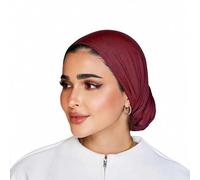 Shein 1 pieza Pañuelo para la cabeza de mujer de fácil uso, hijab clásico de unicolor con 3 diferentes métodos de uso, versátil y práctico pañuelo elástico,