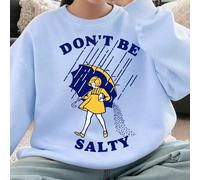 Shein 1 pieza Paraguas creativo para niñas - Sudadera con cuello redondo con estampado de niña, tela suave, estilo para salidas al aire libre en primavera y