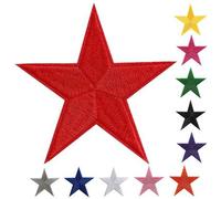 Shein 1 pieza Parche con diseño de estrella para planchar, lindo aplique bordado, se puede planchar/coser, adecuado para ropa, chaquetas, sombreros, mochila
