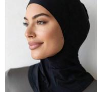 Shein 1 pieza Pasamontañas de mujer de unicolor y talla grande con correa elástica para la barbilla