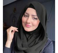 Shein 1 pieza Pasamontañas, Pañuelo turbante todo en uno, Gorro elástico de punto que cubre el cuello, Adecuado para oración, viaje, trabajo, uso diario