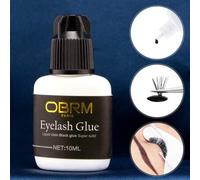 Shein 1 pieza Pegamento de pestañas profesional de 10ml, súper pegajoso, secado rápido de 1-2 segundos, duración de 6-7 semanas, adhesivo de pestañas ultra