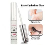 Shein 1 pieza Pegamento extra fuerte y resistente al agua para pestañas postizas de 5ml, transparente blanco, adhesivo para extensión de pestañas, suave y d