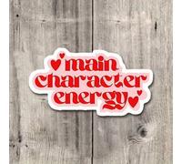 Shein 1 PIEZA Pegatina del protagonista principal de PVC de 3 pulgadas, removible. Abraza a tu protagonista interior con este diseño vibrante e inspirador.