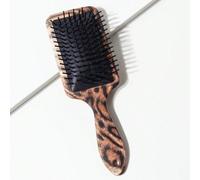 Shein 1 pieza Peine de cojín de aire portátil y fácil de llevar. El peine con estampado de leopardo con impresión de transferencia de agua envuelve completa