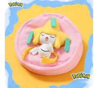 Shein 1 pieza Peluche acostado de Pikachu con licencia oficial para decoración de escritorio y coche | Muñeco de peluche acostado de Pokémon de dibujos anim