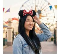 Shein 1 pieza Pendientes de orejas de Mickey Mouse del Día de San Valentín de Disney con lazo de lentejuelas, accesorio decorativo con estampado de corazón,