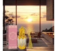 Shein 1 pieza Perfume de jazmín de atardecer de 10ml en aplicador de bolita, aroma a almizcle de vainilla, fragancia sutil y duradera unisex, apta para fies