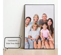 Shein 1 pieza Personaliza impresiones de fotos personales en lienzos Pinturas personalizadas Carteles familiares, regalos de cumpleaños de festival, fotos d