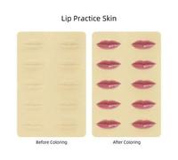 Shein 1 pieza Piel de práctica para tatuaje de cejas, para maquillaje permanente, piel de silicona para práctica, adecuada para profesionales y principiante