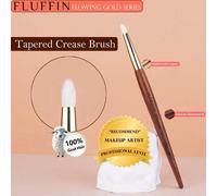 Shein 1 pieza Pincel de sombra de ojos FLUFFIN E09 para difuminar, pincel de maquillaje para detalles de sombra de ojos y delineador, 100% de pelo de cabra