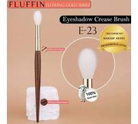 Shein 1 pieza Pincel de sombra de ojos FLUFFIN E23, 100% cerdas de cabra, color llama, adecuado para sombreado de nariz, difuminado de sombra de ojos, virol