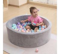 Shein 1 pieza Piscina de bolas de espuma de memoria suave para bebé, cerca de juego interior y exterior para bebés y niños pequeños, adecuado para niños y n