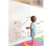 Shein 1 pieza Pizarra magnética para dibujar, Pizarra magnética para garabatear, Pegatina de pizarra blanca blanda y borrable para el hogar y preescolar