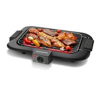 Shein 1 pieza Plancha eléctrica sin humo, parrilla eléctrica interior para barbacoa, 2000W, parrilla de tamaño grande, material, cocción a temperatura const