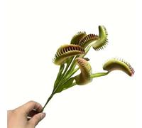 Shein 1 pieza Plantas carnívoras artificiales Rocío del sol Planta falsa en miniatura con maceta para decoración del hogar, Día de San Valentín, regalo