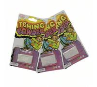 Shein 1 pieza Polvo de picazón novedoso, accesorio de broma práctica para fiestas de cumpleaños y bromas del DÃa de los Inocentes, juguete antiestrés,
