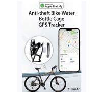 Shein 1 PIEZA Portabotellas de bicicleta antirrobo oculto ReFind. Portabotellas de bicicleta antirrobo, rastreador GPS y candado de bicicleta para bicicleta