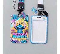 Shein 1 pieza, Portador de tarjeta de Disney, Portador de tarjeta periférica de animación de Stitch, Portador de tarjeta de campus, Cubierta de protección d