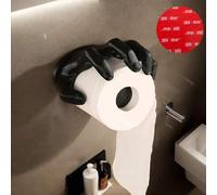 Shein 1 pieza Portarrollos de papel higiénico autoadhesivo, dispensador de pañuelos de resina, estante absorbente para toallas de papel, portarrollos de pap