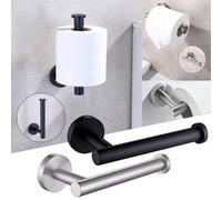 Shein 1 pieza Portarrollos de papel higiénico de acero inoxidable premium - Montado en la pared, instalación con taladro, accesorio de baño, dispensador de