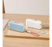 Shein 1 pieza Portátil Mini Soporte para Hilo Dental Automático y Emergente, incluye cepillos interdentales e hilos dentales extra finos, para uso doméstico