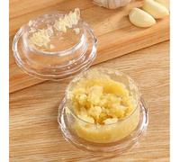 Shein 1 pieza Prensa de ajo de plástico KitchenCraft - Machacador y pelador de ajo manual, sin necesidad de electricidad, accesorio de cocina fácil de limpi