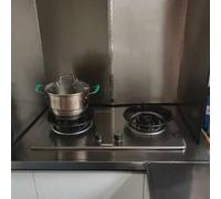 Shein 1 pieza Protector contra salpicaduras de aceite de acero inoxidable para cocina - Escudo anti-salpicaduras de metal - Deflector de calor para estufa -