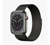 Shein 1 pieza Pulsera de bucle de Milán de metal compatible con la correa del Apple Watch de 38 mm, 40 mm, 41 mm, 42 mm, 44 mm, 45 mm, 46 mm, 49 mm para muj