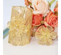 Shein 1 Pieza Pulsera Dorada De Estilo De Dubai Y Saudi Arabia Con Anillo Para Mujeres Y Chicas En Fiestas Y Bodas
