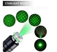 Shein 1 pieza Puntero láser recargable USB con mango recargable e indicador LED verde, adecuado para indicación de ingeniería, ideal para actividades noctur