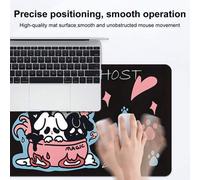 Shein 1 pieza Purr - Fectly Espectacular: El adorable ratón de almohadilla para el gato fantasma de diseño HD de varios tamaños Tapete de mesa de caucho nat