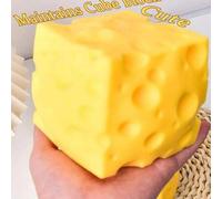 Shein 1 pieza Queso exprimible - Bloque de queso extra grande y suave | Pelota antiestrés gigante de 4.25 pulgadas - Sunny Days Entertainment