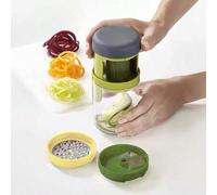 Shein 1 pieza Rebanador de verduras multifunción, rallador giratorio de cocina, pelador juliana largo, herramienta ralladora
