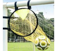 Shein 1 pieza Red de portería de fútbol amarilla para tiros libres, práctica de disparo con bolsa objetivo, ayuda de entrenamiento, tamaño: 45*60cm