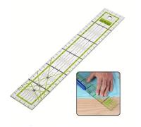 Shein 1 pieza Regla cuadrada para medir costuras, herramienta de costura