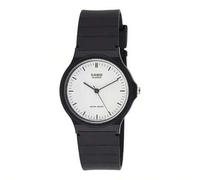 Shein 1 pieza Reloj de cuarzo analógico unisex, esfera redonda simple y reloj de pulsera ligero para hombres y mujeres MQ-24-7E