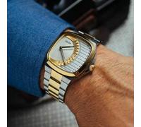 Shein 1 pieza Reloj deportivo de cuarzo resistente al agua de marca premium de alta gama CILOA con concepto de agujero de gusano, para uso diario casual de